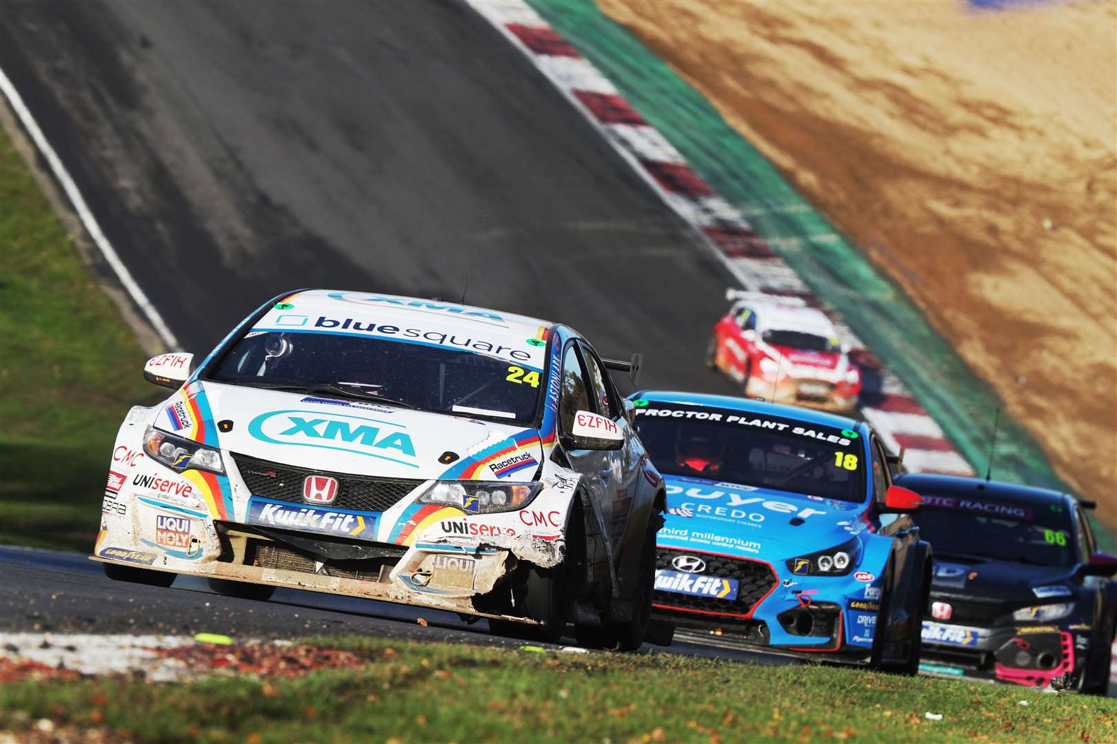 Jake Hill took a sixth podium finish Picture: BTCC (43132503)