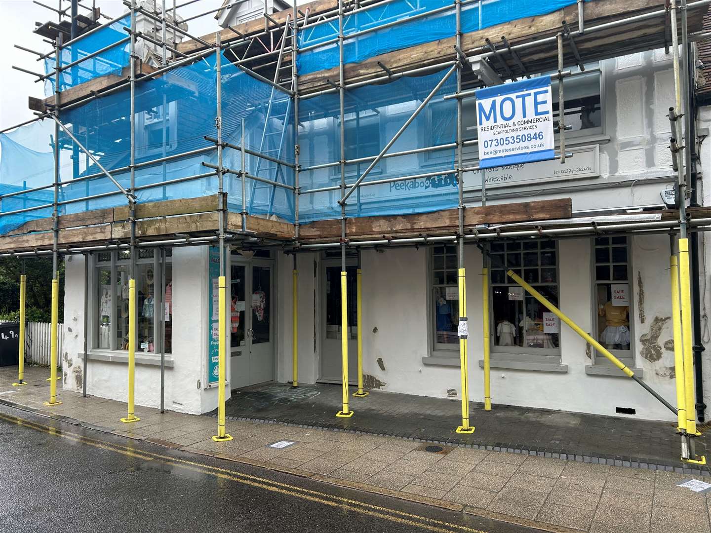 East Kent pub's proposed Harbour Street site is currently under scaffolding