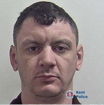 Kenny Britcher is wanted on a court warrant. He has links to Maidstone, Snodland, Aylesford and Rochester, as well as Manchester. He has been on the run for less than a month. Picture: Kent Police