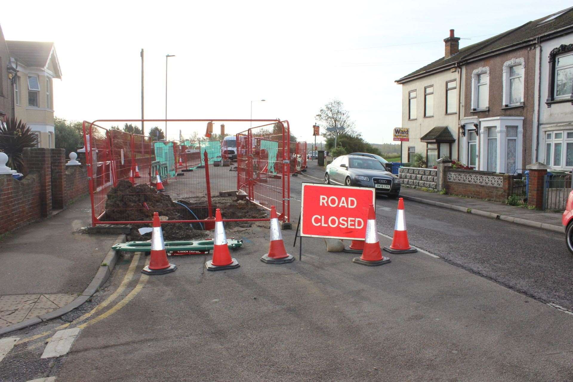 Prepare for diversions as Southern Water closes the entrance to Sheerness from Halfway from Monday. Work could last a month