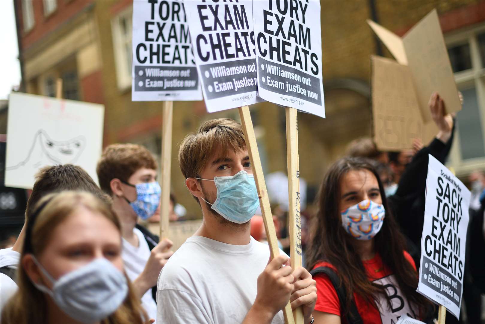 Thousands of pupils across England have expressed their disappointment (Victoria Jones/PA)