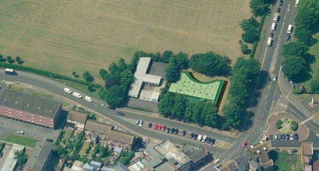 An aerial shot of how the proposed nursery would have looked if built. Picture: Savills