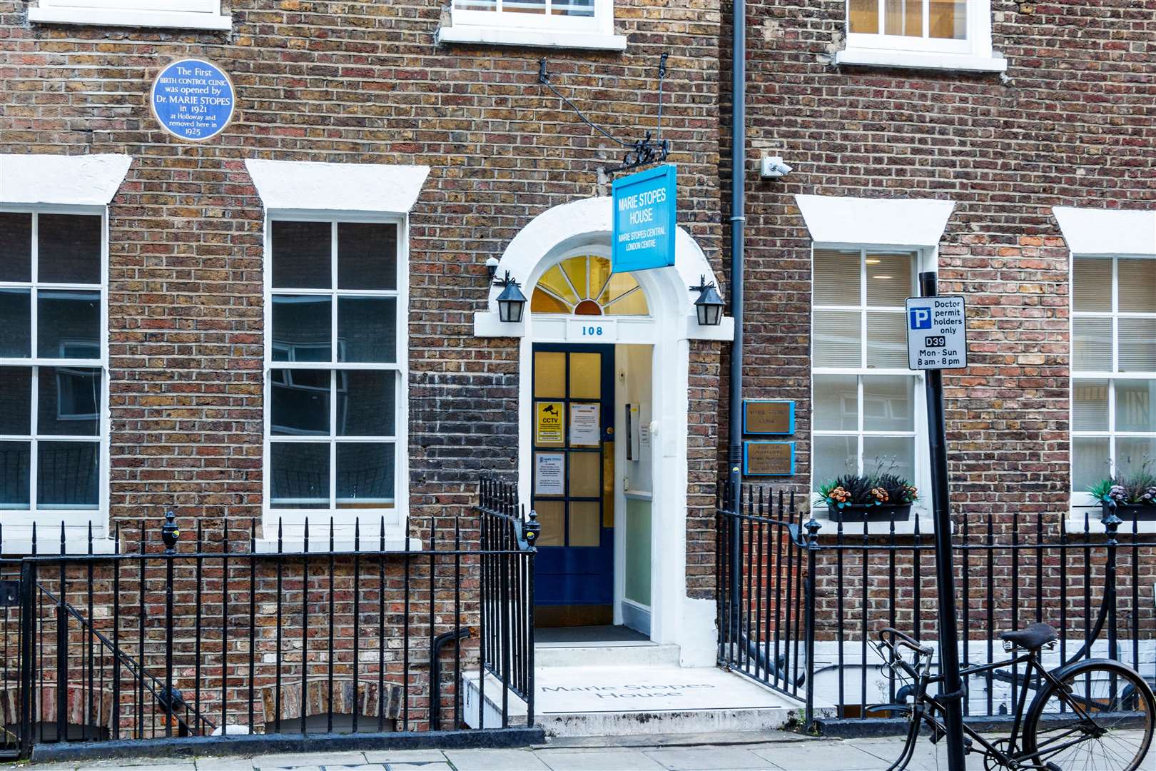 An abortion provider clinic in central London, as safe access zones come into effect across England and Wales (Alamy/PA)