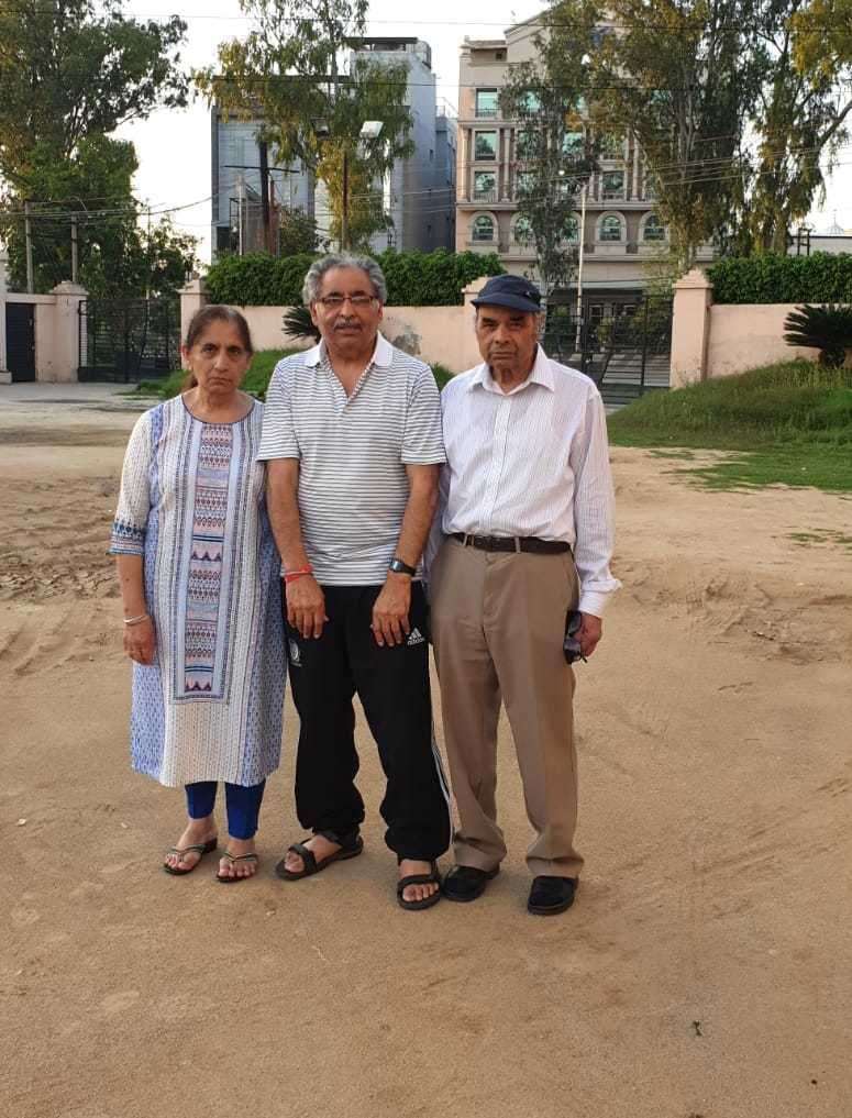 Cllr Brian Sangha, with wife Charnjit Sangha and fellow visitor Mr Jit Singh Dhillon.