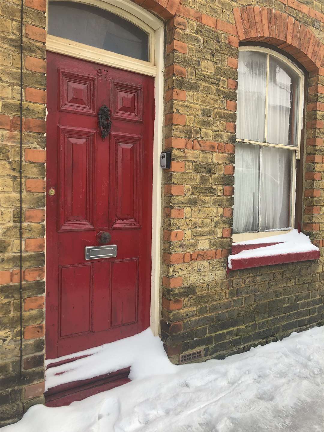 The property in Williams Street, Sittingbourne, where Christopher Smith was returned from Medway Maritime Hospital