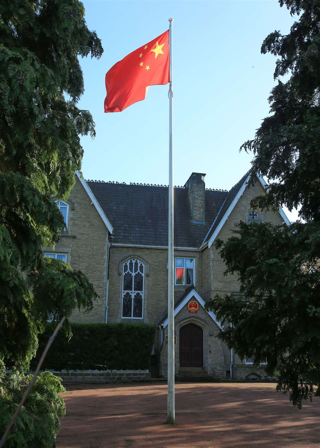 The Chinese consulate in Manchester (Lindsey Parnaby/PA)