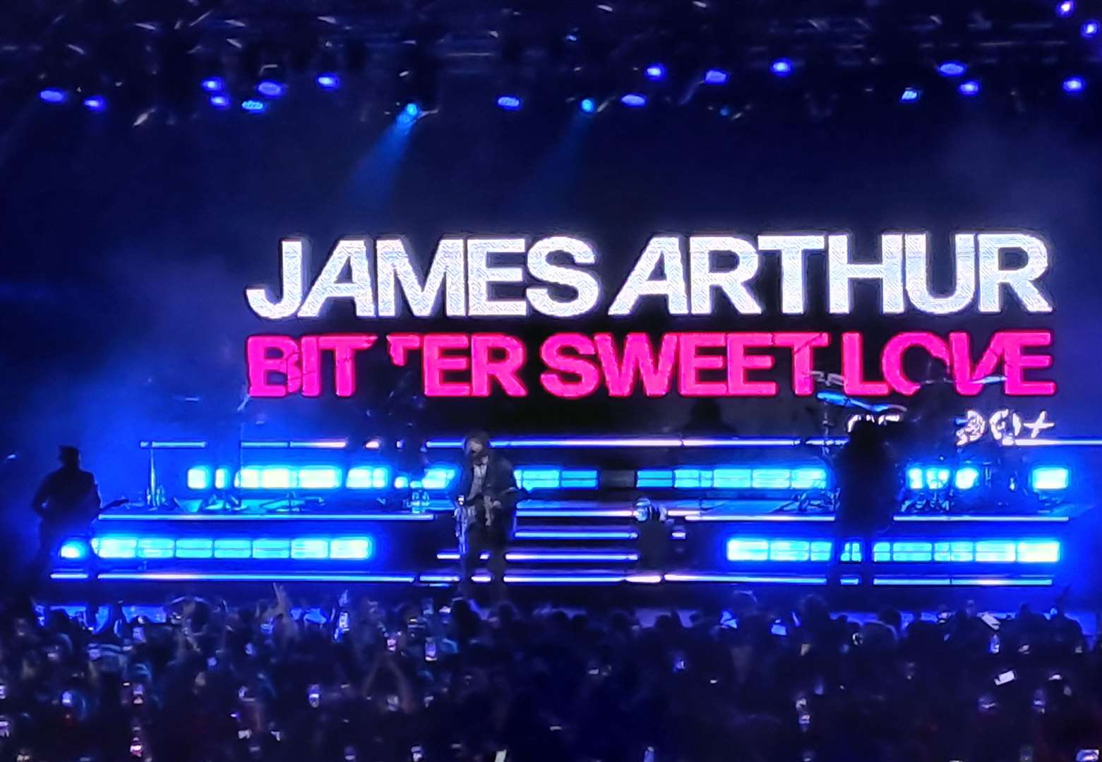 James Arthur arrived at Dreamland as part of his Bitter Sweet Love tour – the name of his new number one album