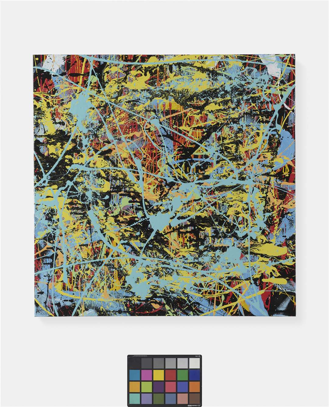 Ed Sheeran has donated his abstract painting Splash Planet to a raffle to help the Cancer Campaign in Suffolk (CCiS/PA)