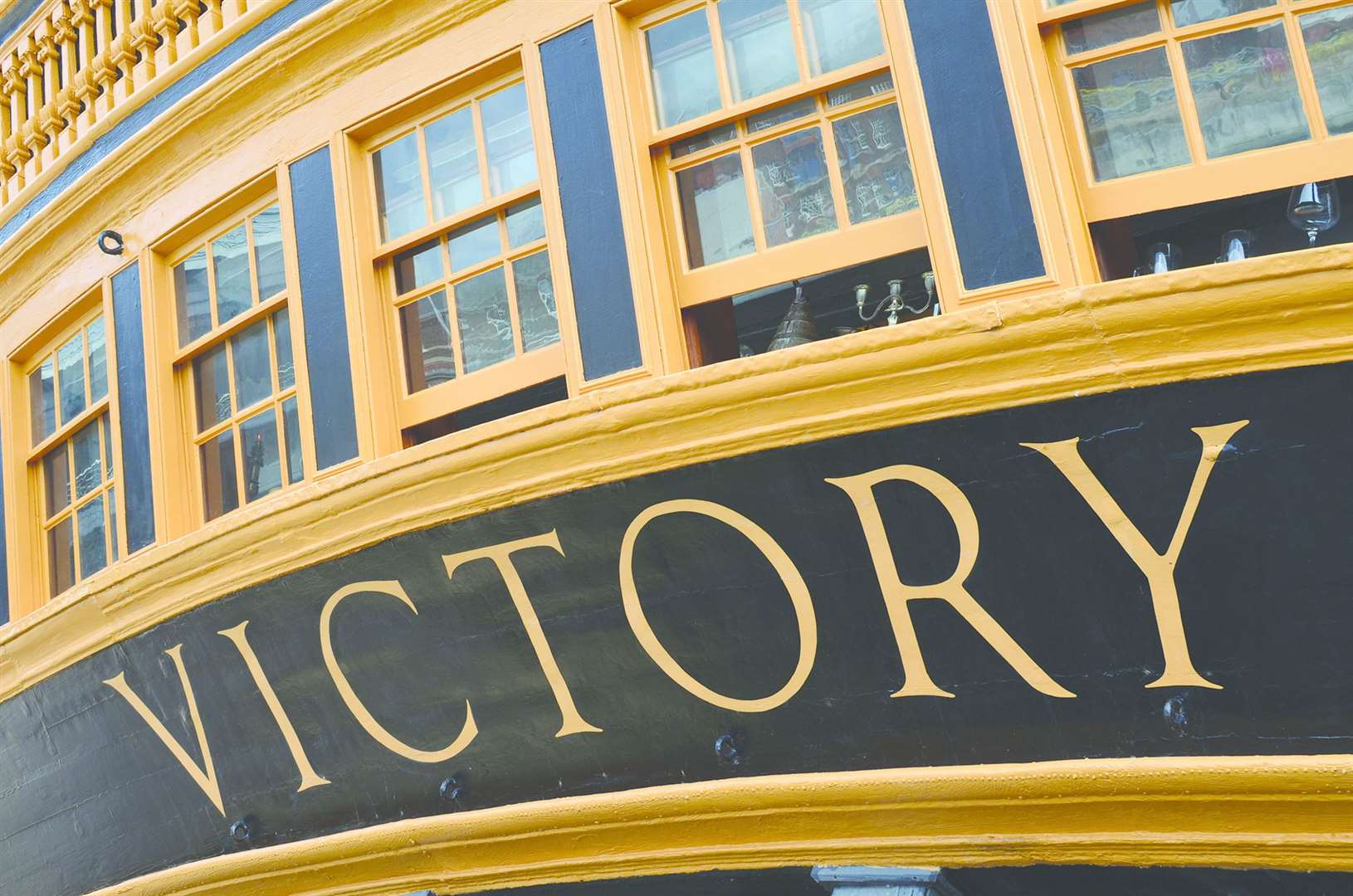 Nelson's flagship HMS Victory was built in Chatham