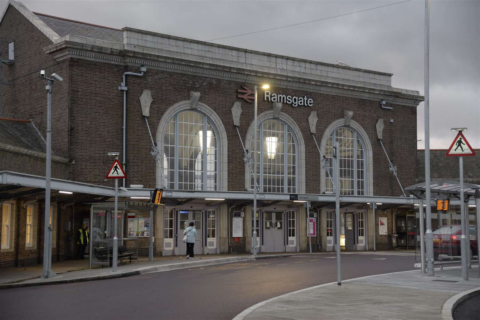 The man was spotted by police near Ramsgate railway station. Picture: Chris Davey