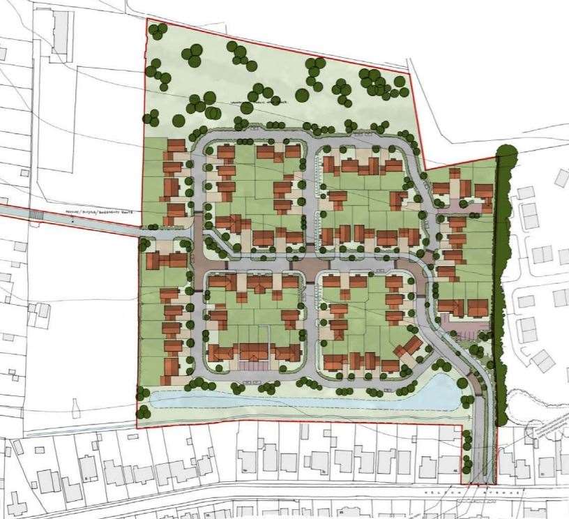 Plans for 73 homes in Nelson Avenue, Minster, have been submitted to Swale council