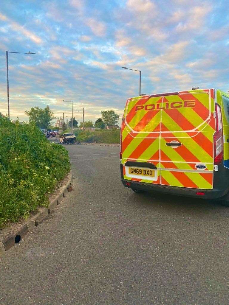 Two men were arrested following an incident in Denton. Picture: Kent Police