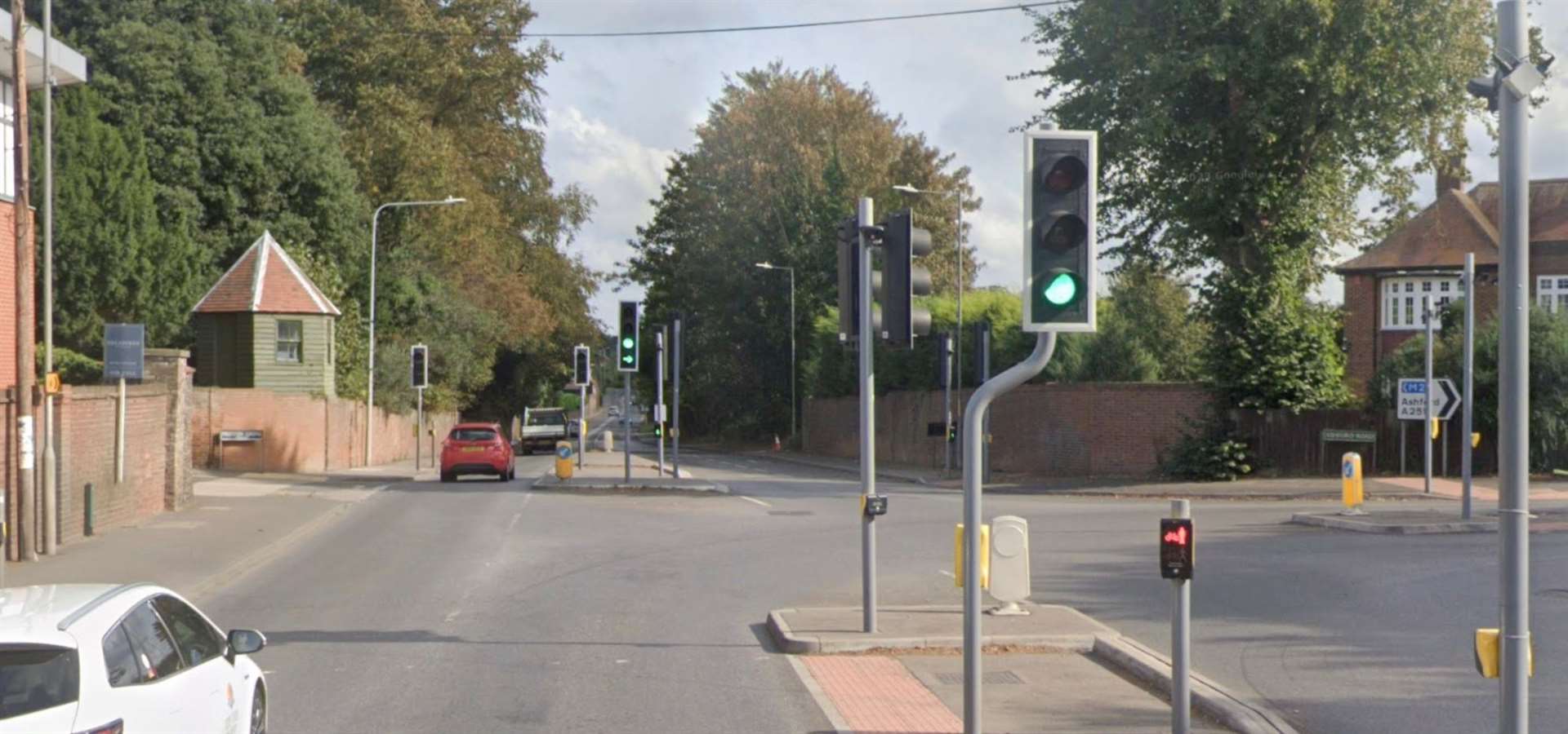 The A2 Canterbury Road in Faversham will shut in October 2024 for two weeks. Picture: Google