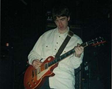 Noel Gallagher working up a thirst at The Forum in Tunbridge Wells in 1994. Images: Stephen Geer