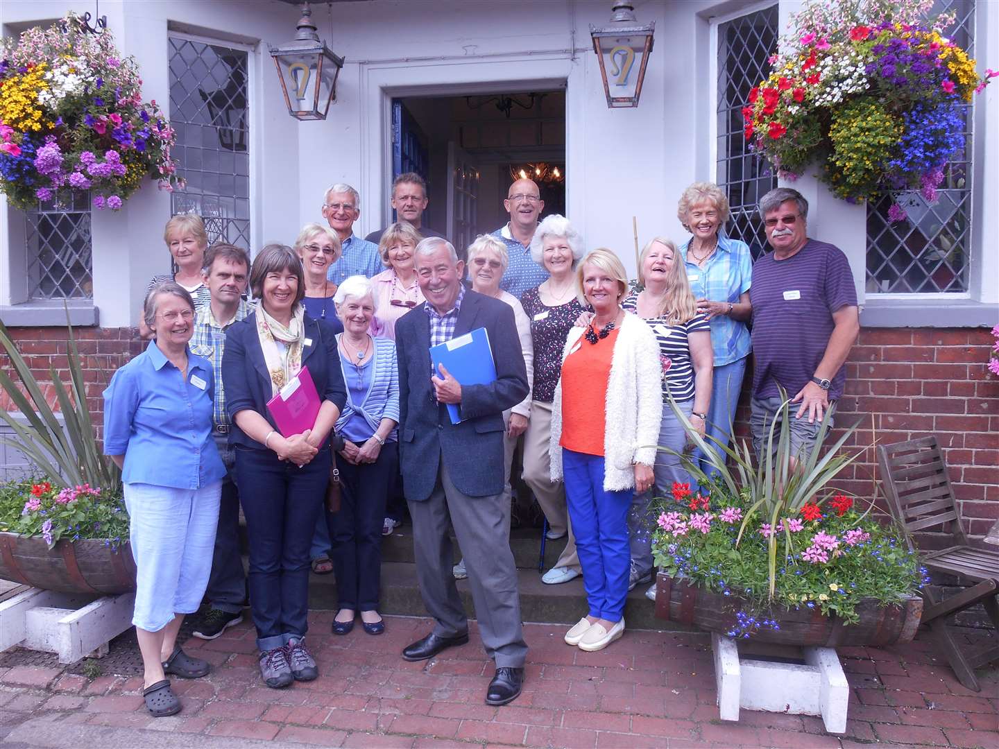 Eynsford villagers celebrate their success