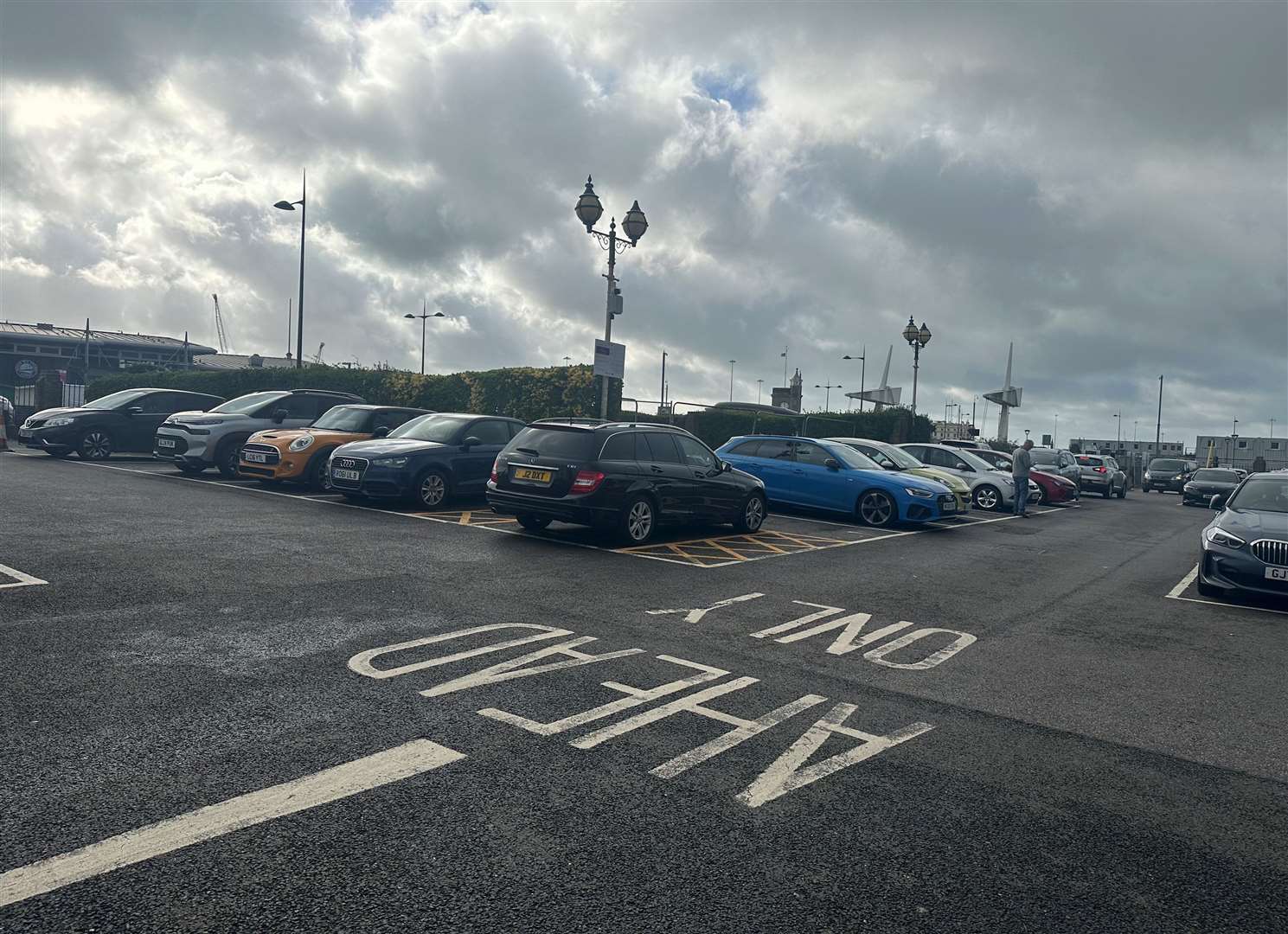 The Harbour House Car Park in Dover