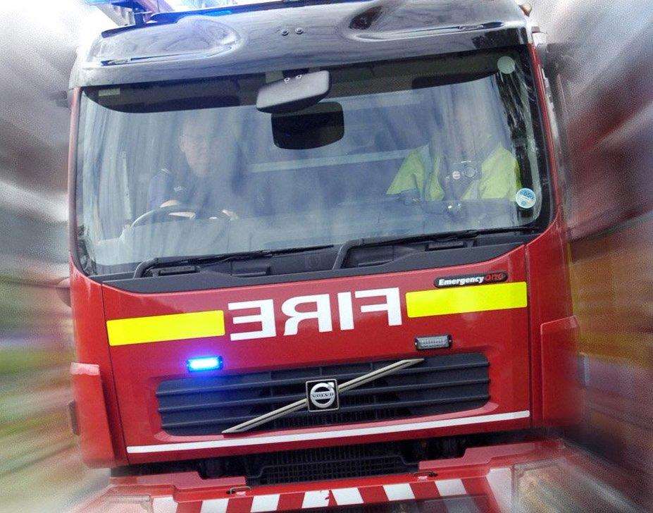 Fire crews dealt with two fires within an hour