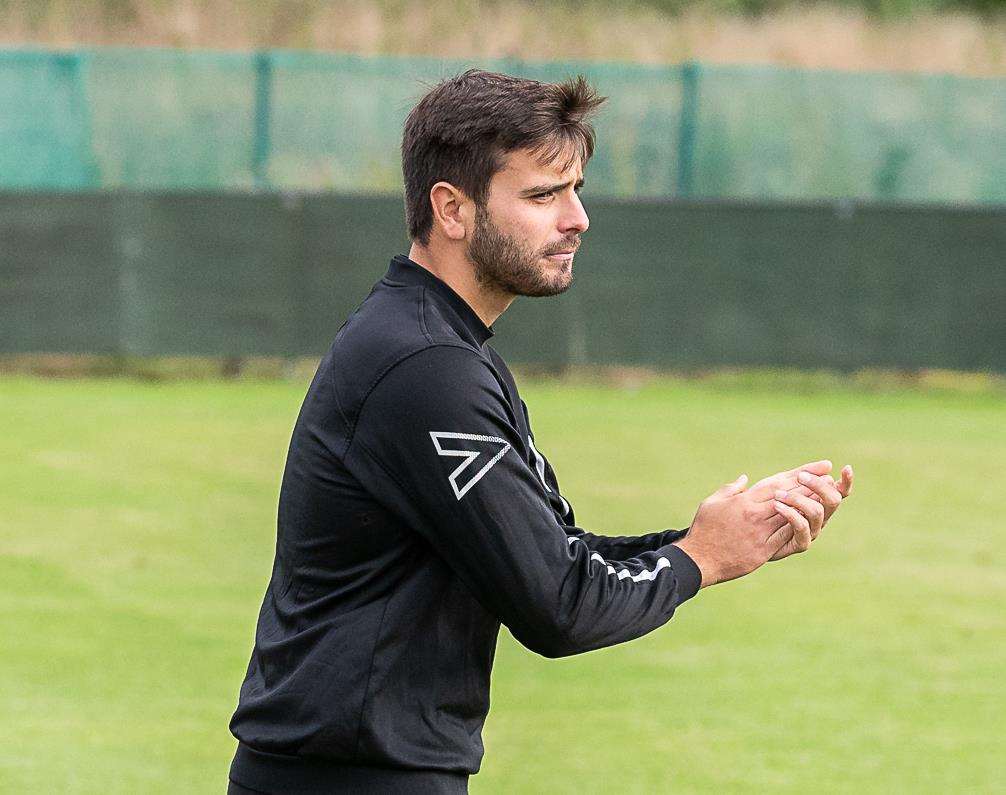 Sittingbourne manager Aslan Odev Picture: Tony Jones