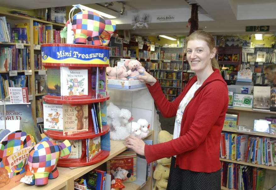 Andrea Don at Nickel Books in High Street, Sittingbourne