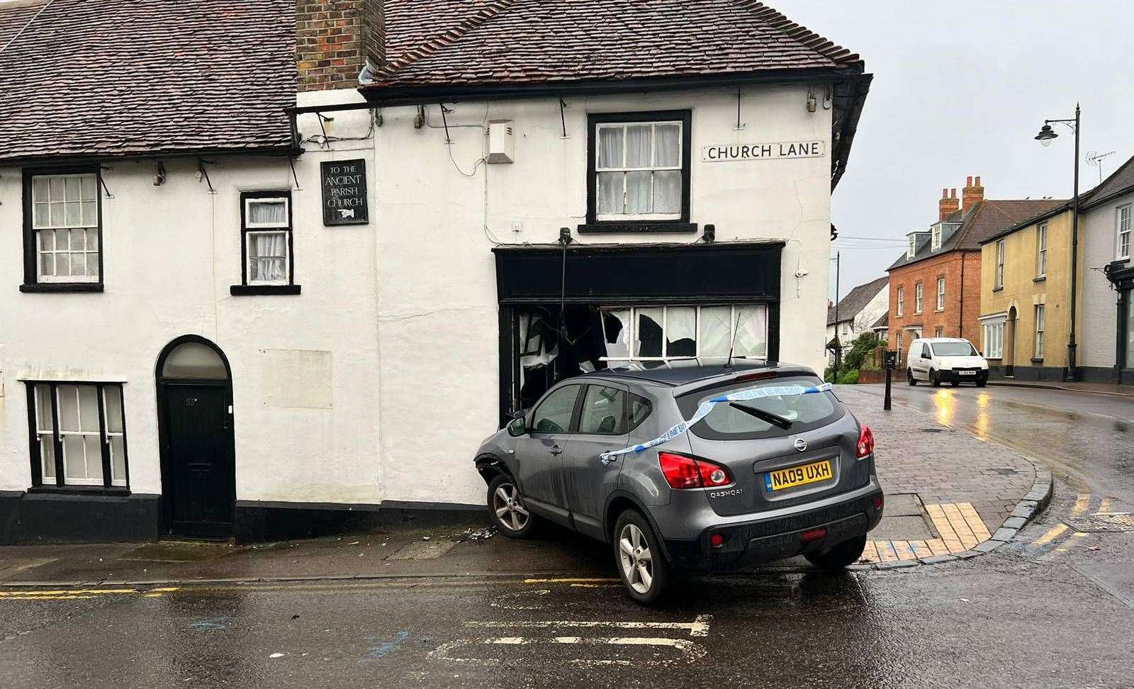 A man was arrested and taken to hospital following the incident. Picture: Newington History Group