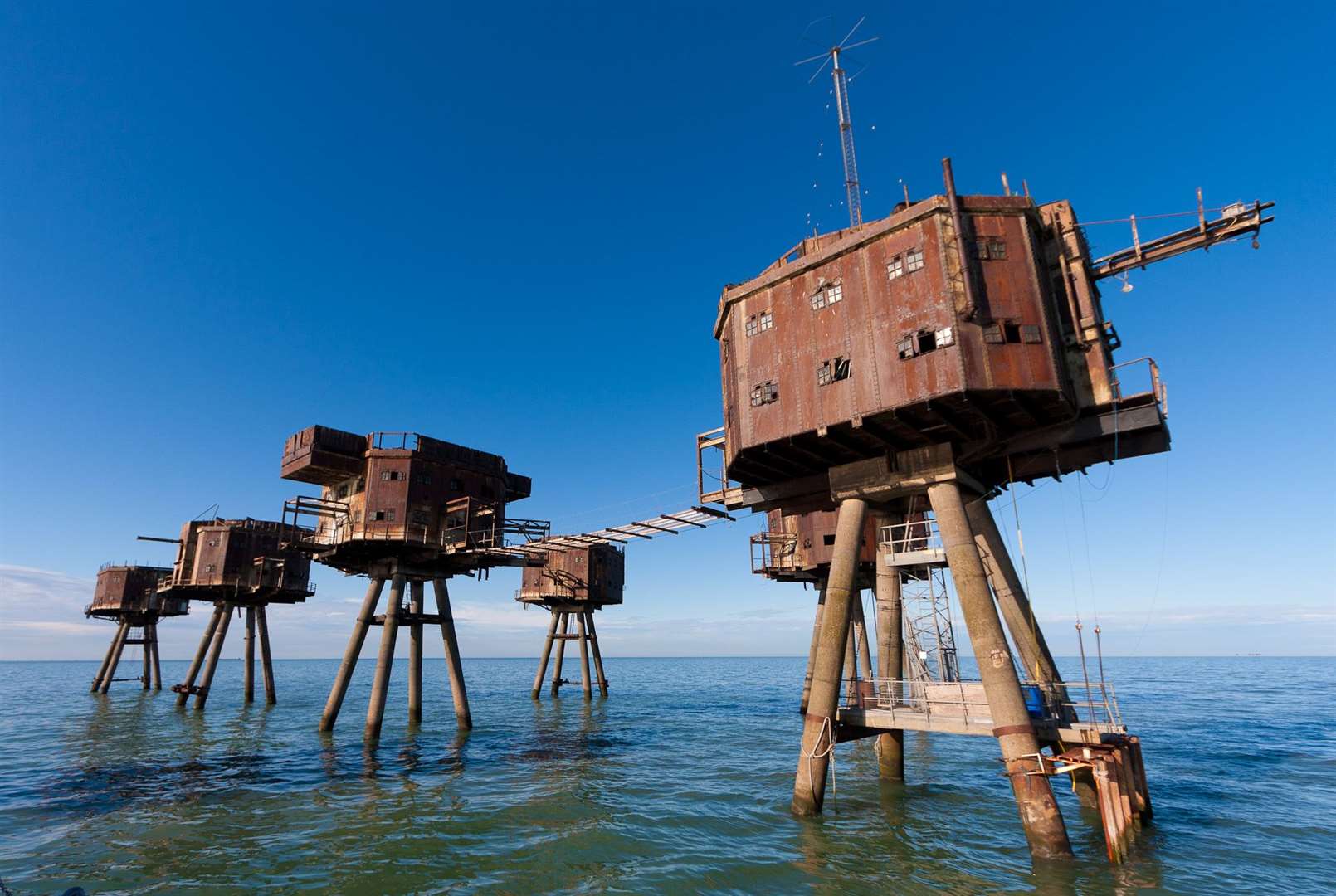 Boat trips allow you to float beneath the strange-looking structures