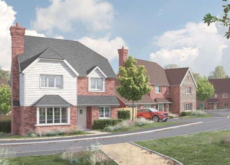 The homes will be built near Maidstone Hospital in Hermitage Lane. Picture: Esquire Developments