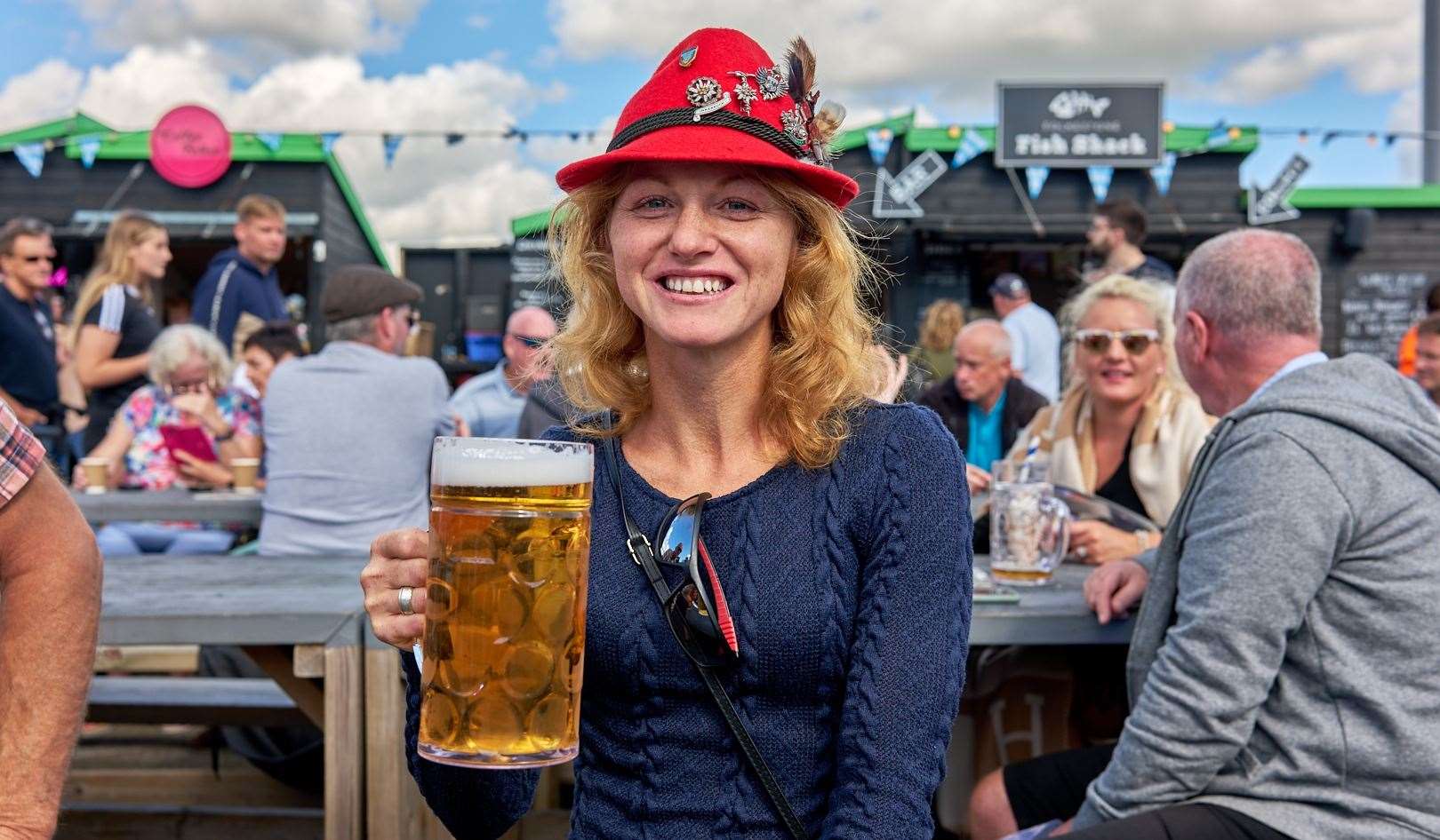 A Bavarian beer festival will return to Folkestone’s Wünder Harbour this autumn. Picture: Folkestone Harbour