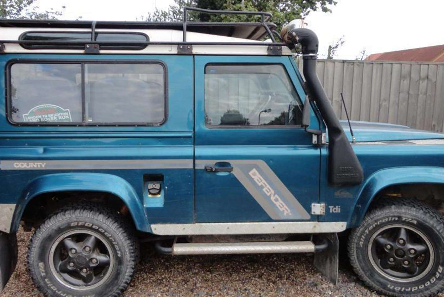 Mrs Wright believes the theft of her Defender 90 was targeted and planned