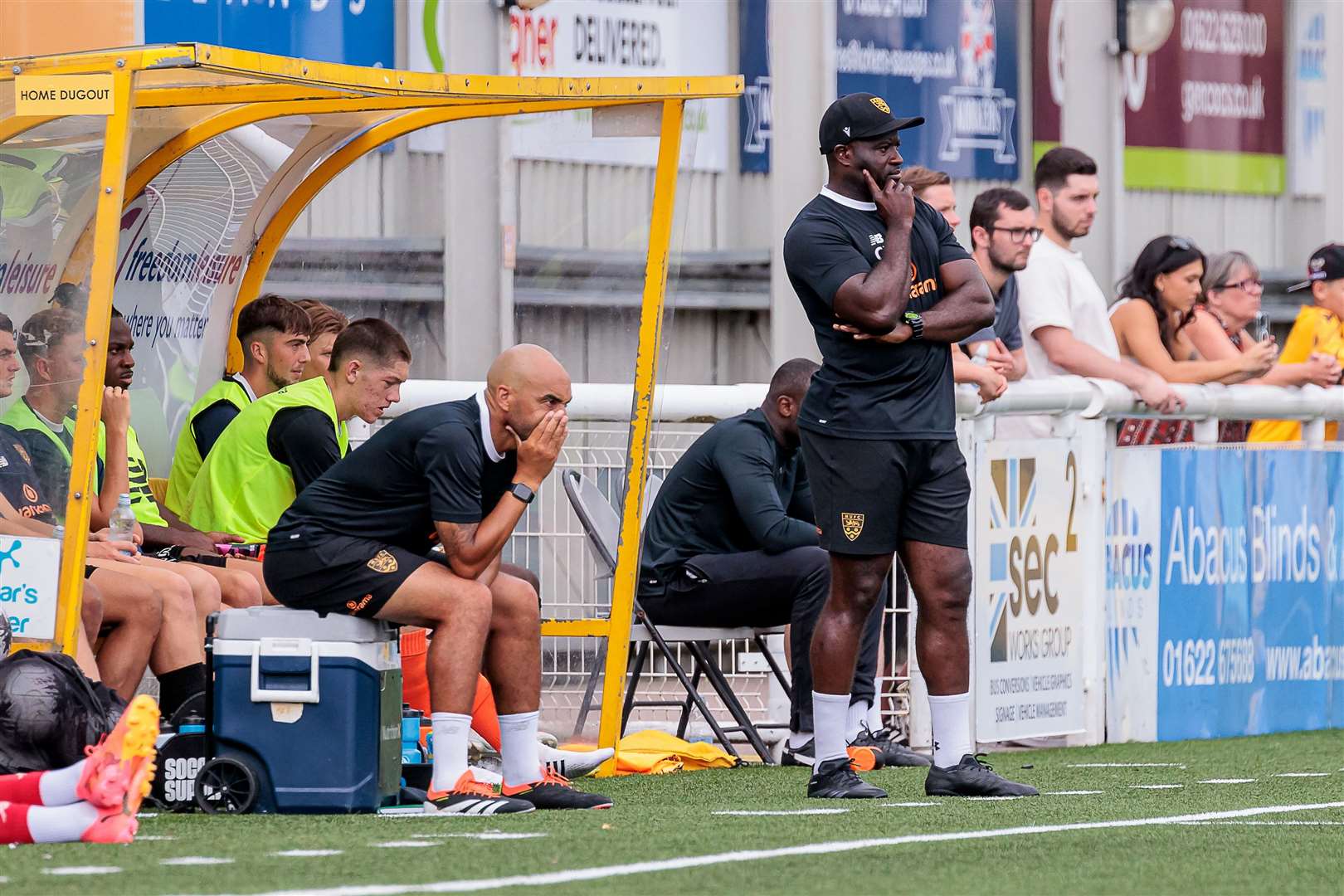 Maidstone United manager George Elokobi. Picture: Helen Cooper