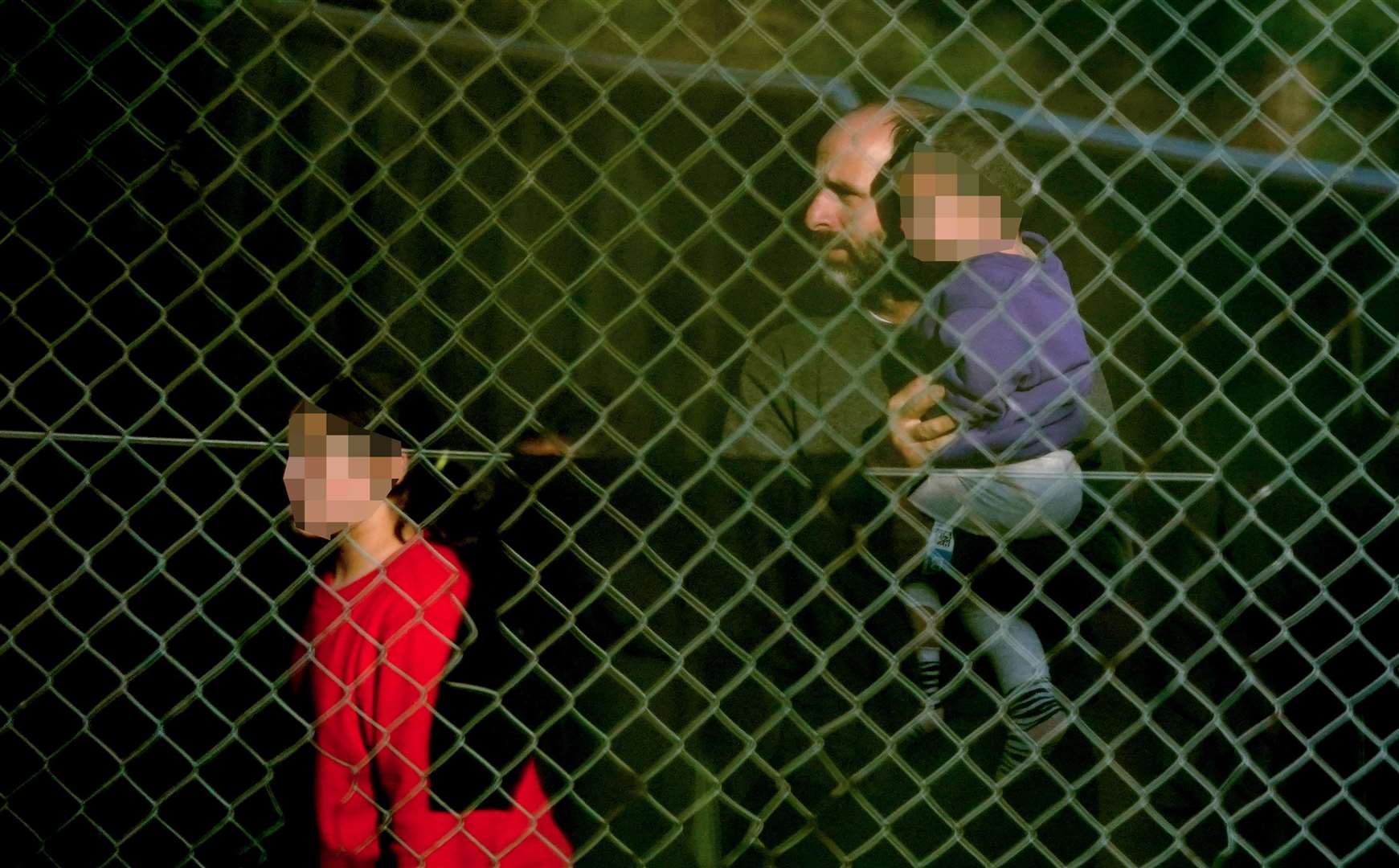 People at the Manston immigration short-term holding facility in Thanet. Picture:PA