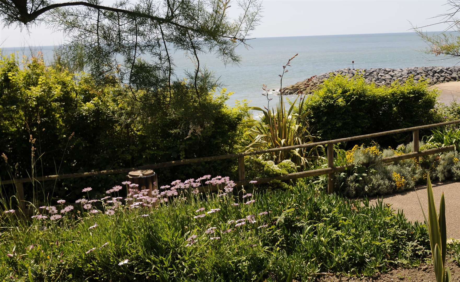 The Lower Leas Coastal Park is a popular attraction