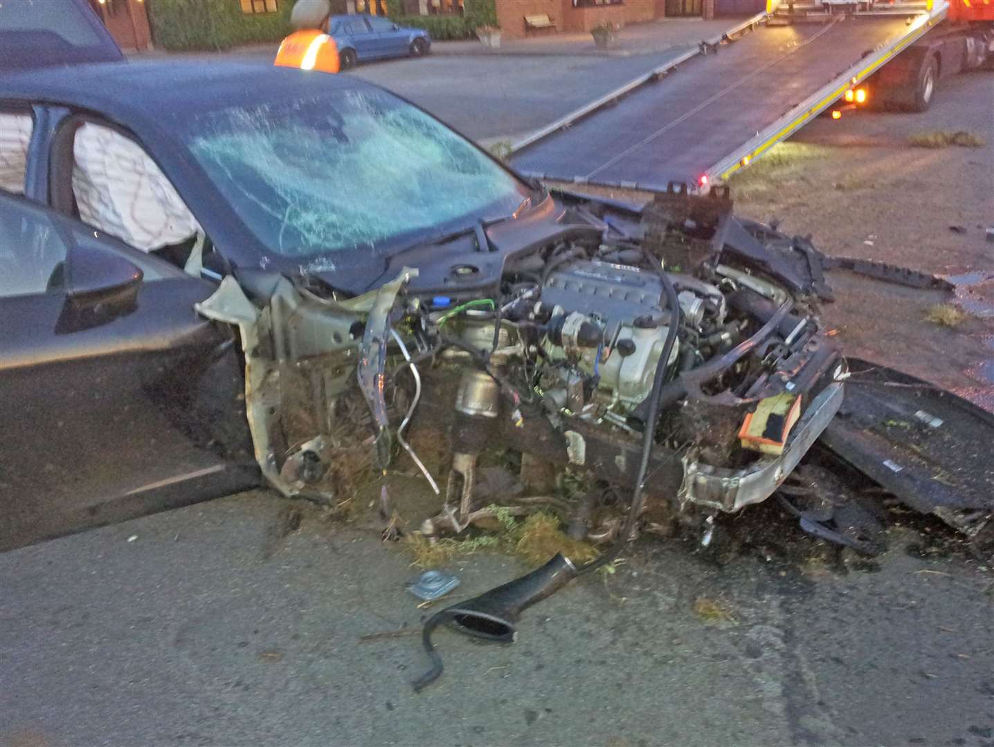 The Porsche was abandoned in The Broadway, Minster, Sheppey