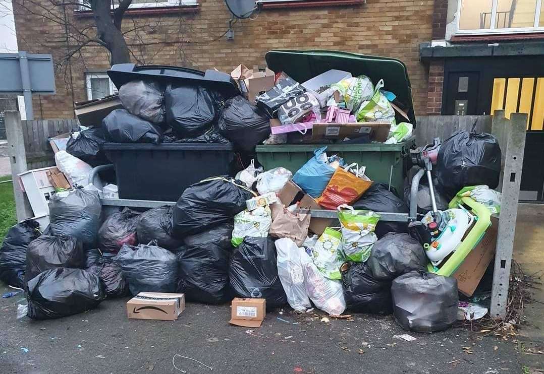 Calls for waste service rethink after overflowing bins left uncollected ...