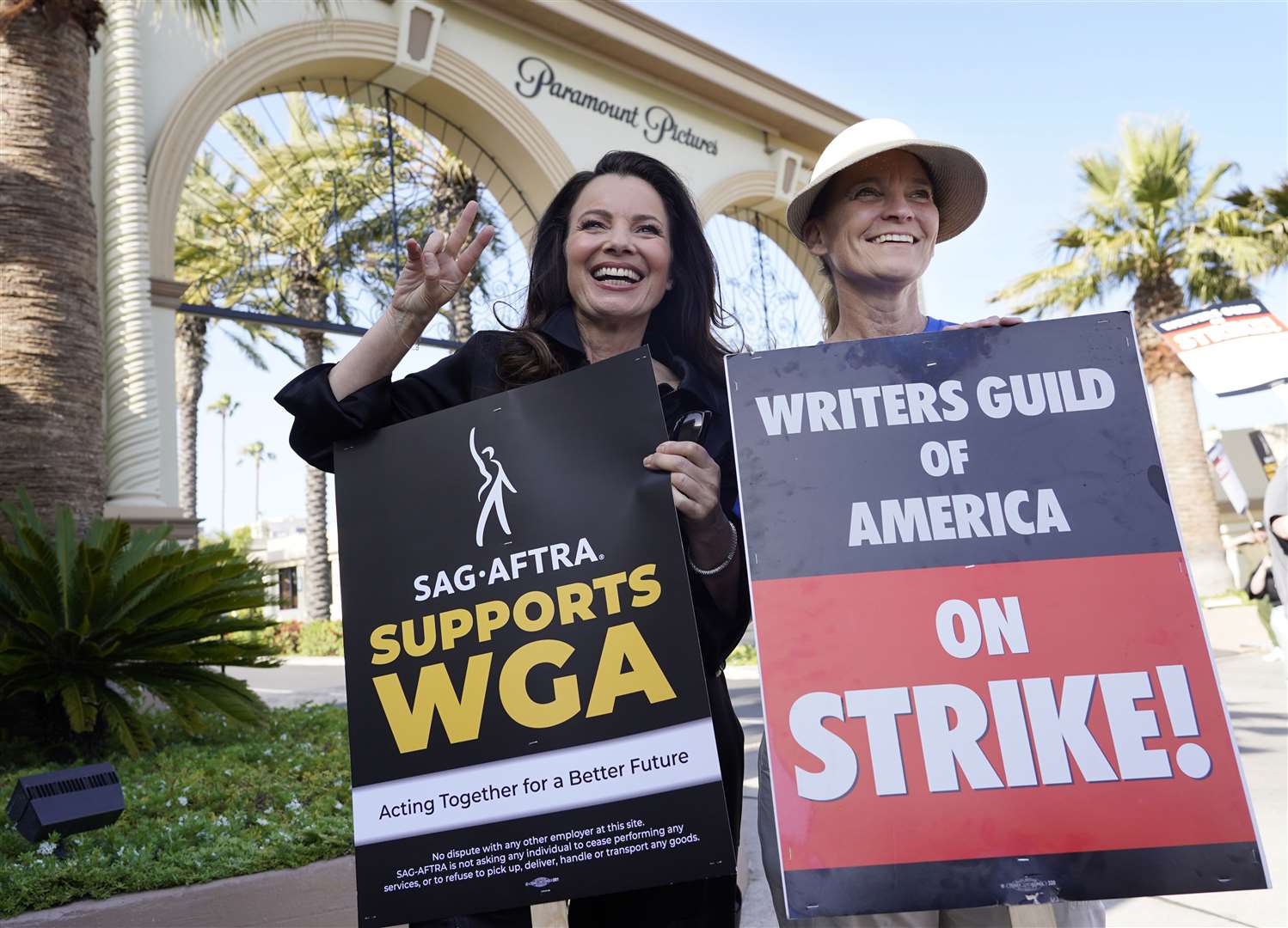 Screen Actors Guild members have been on strike for months (Chris Pizzello/AP)