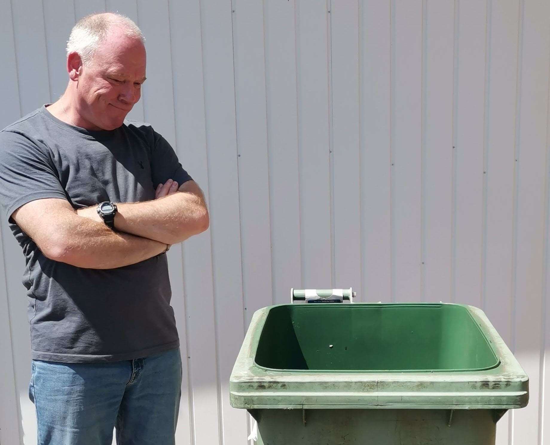 The Barming man isn’t happy about being asked to pay £25 for a new bin lid