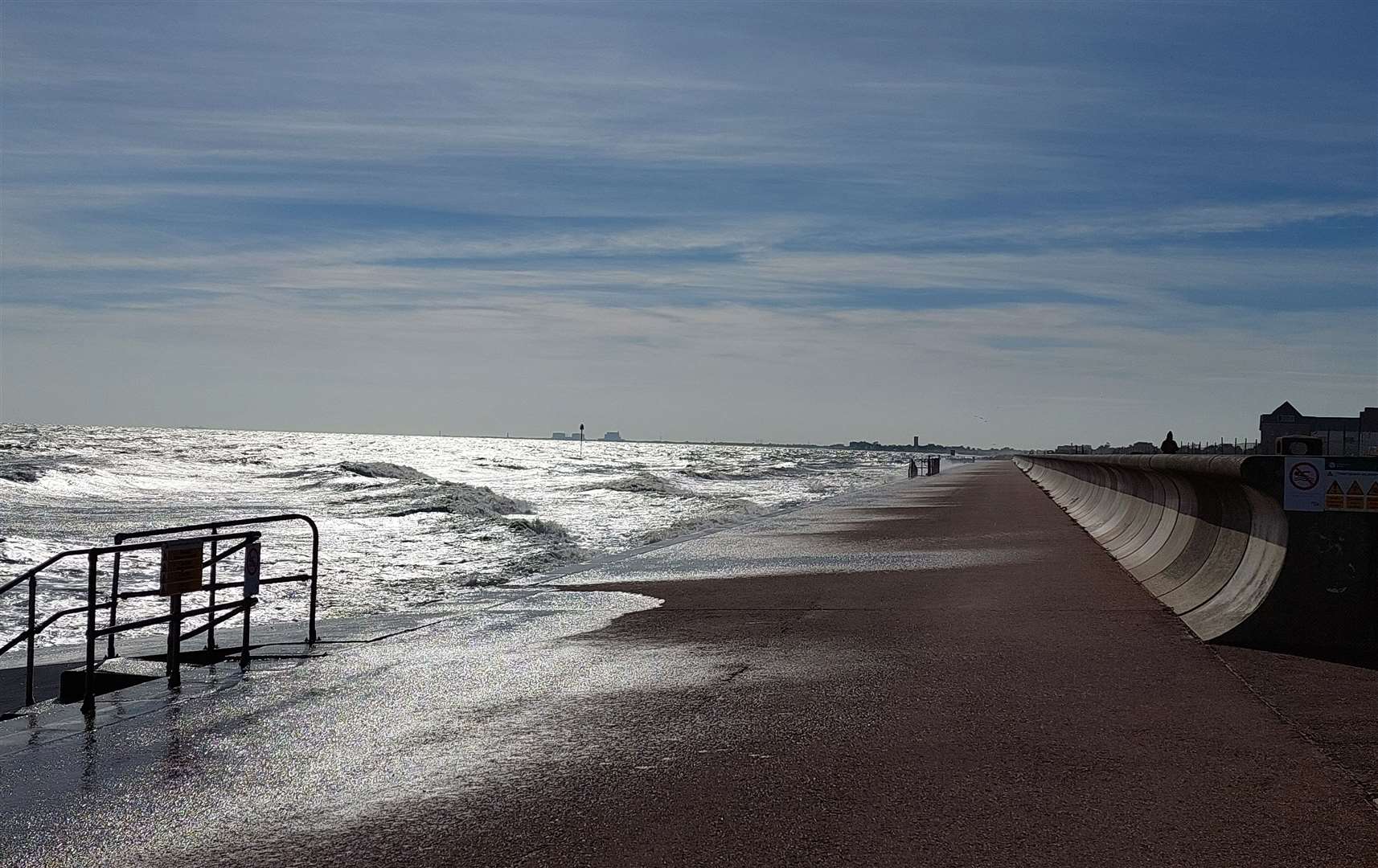 St Mary's Bay has had a no-swim warning since February 2023