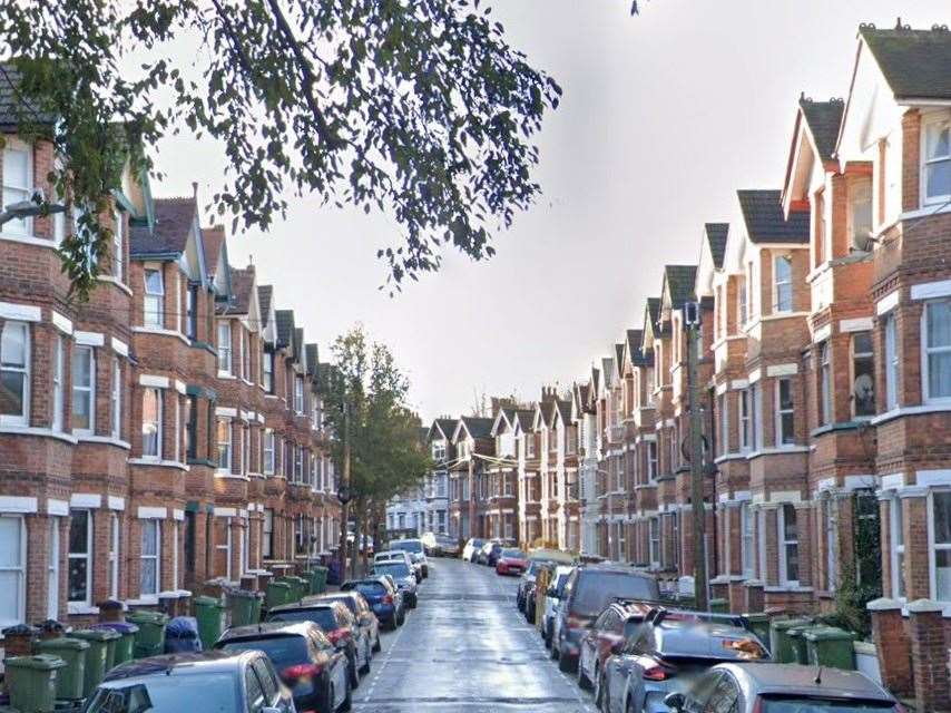 Police were called to a disturbance in Radnor Park Crescent, Folkestone. Picture: Google