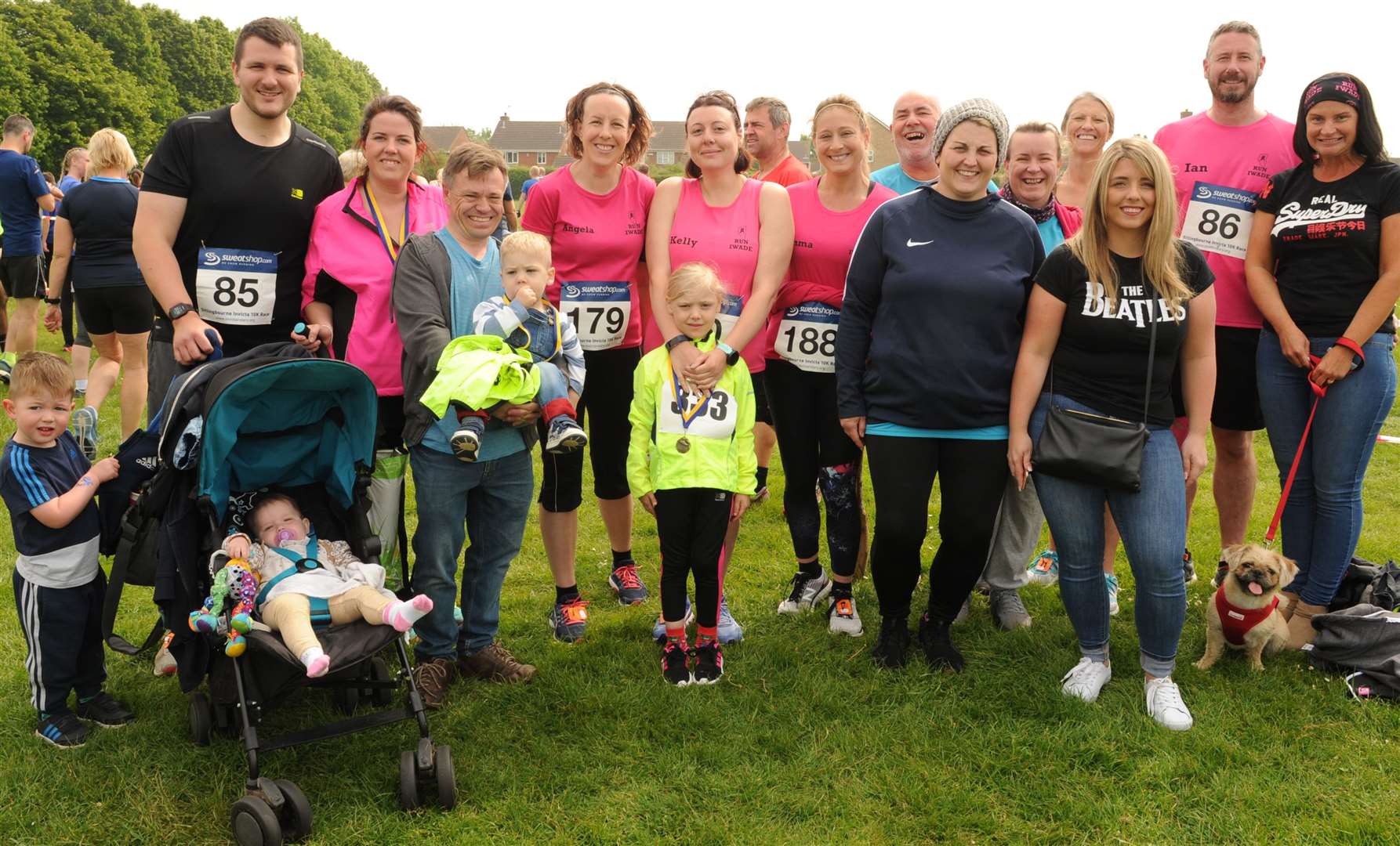 Runners who took part in last year's 10k starting and finishing at Westlands School, Sittingbourne