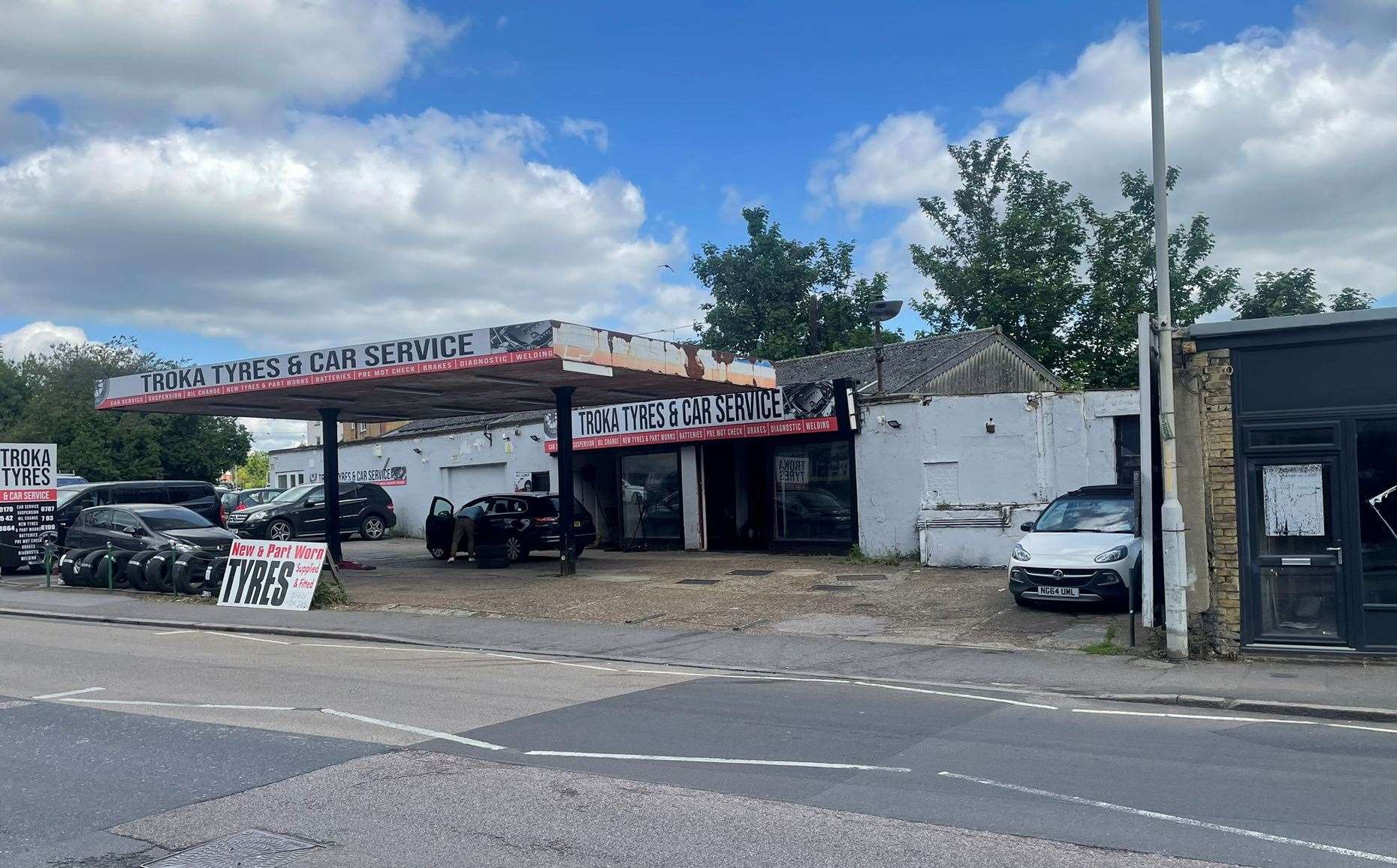 Troka Tyres & Car Servicing on the A2, London Road, Sittingbourne. Picture: Joe Crossley