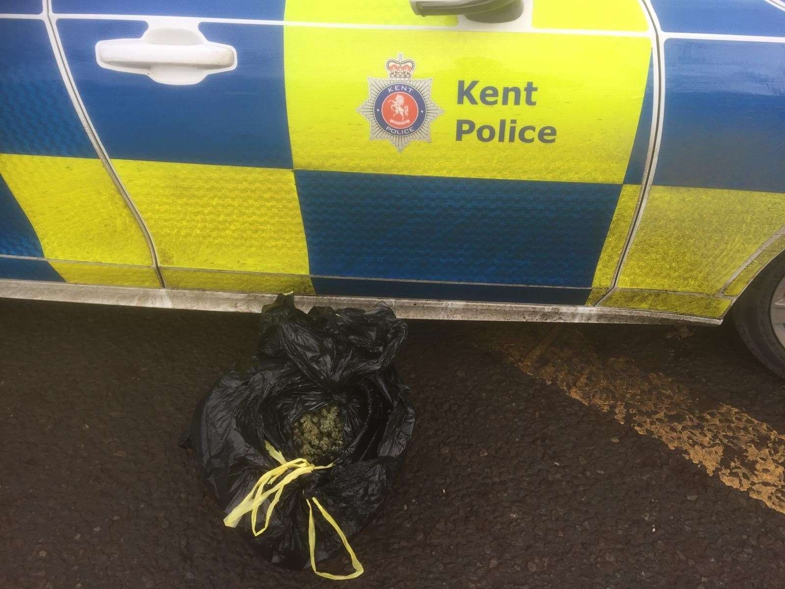 Is This Your Cannabis Kent Police Officer Special Reward After Finding £30000 Haul