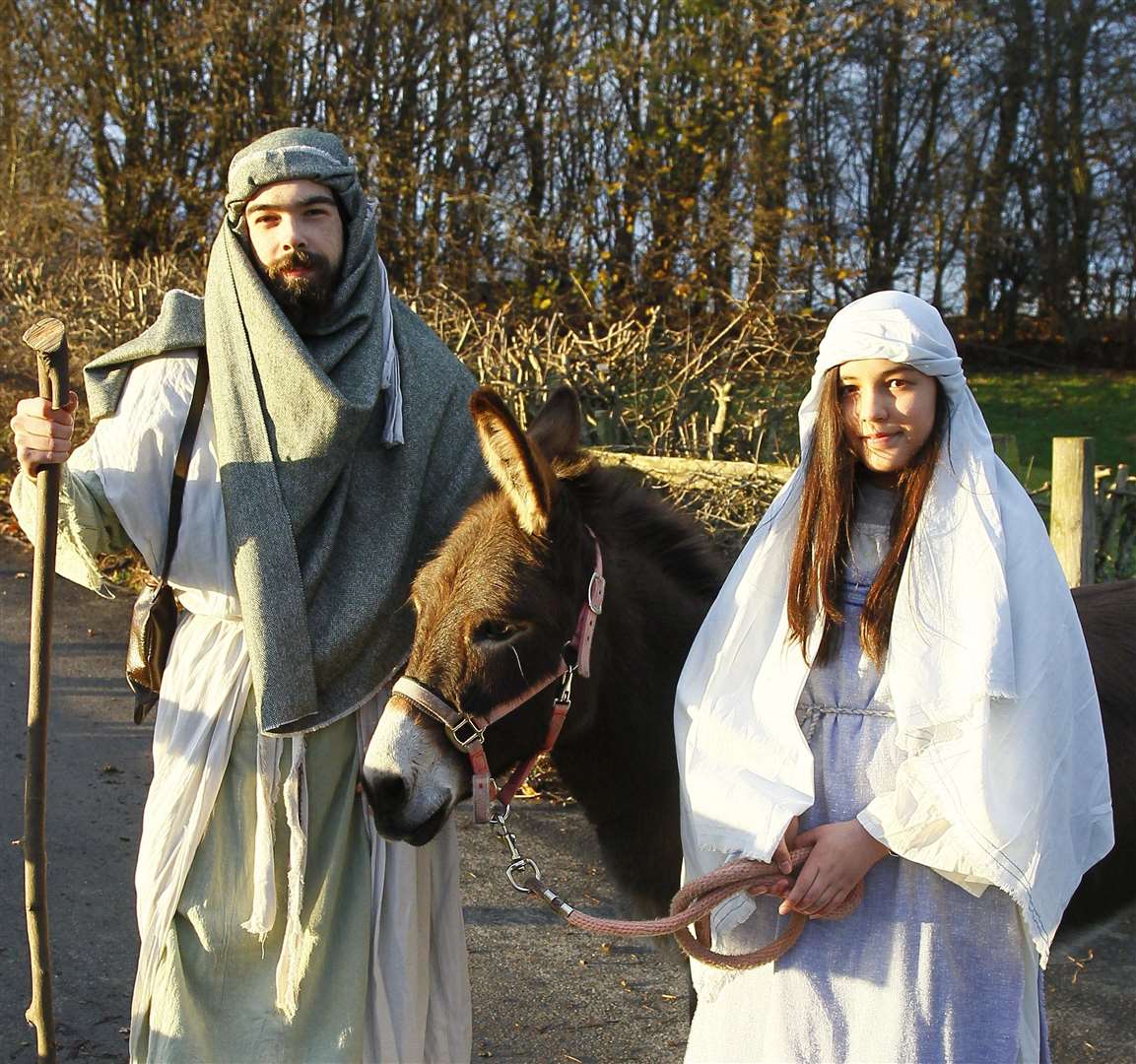 Kent Life Centre Living Nativity Picture: Sean Aidan