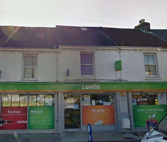 The Londis in Cherry Tree Avenue Dover. Picture Google (5906398)