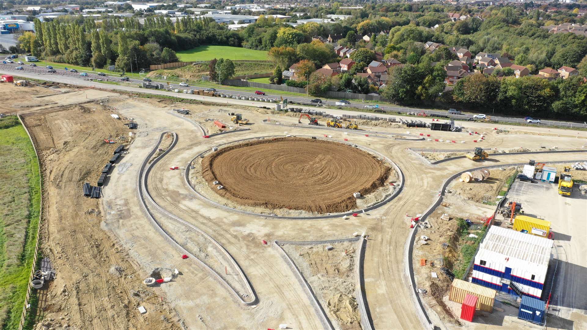 The new roundabout is close to the Orbital Park. Picture: Vantage Photography / info@vantage-photography.co.uk