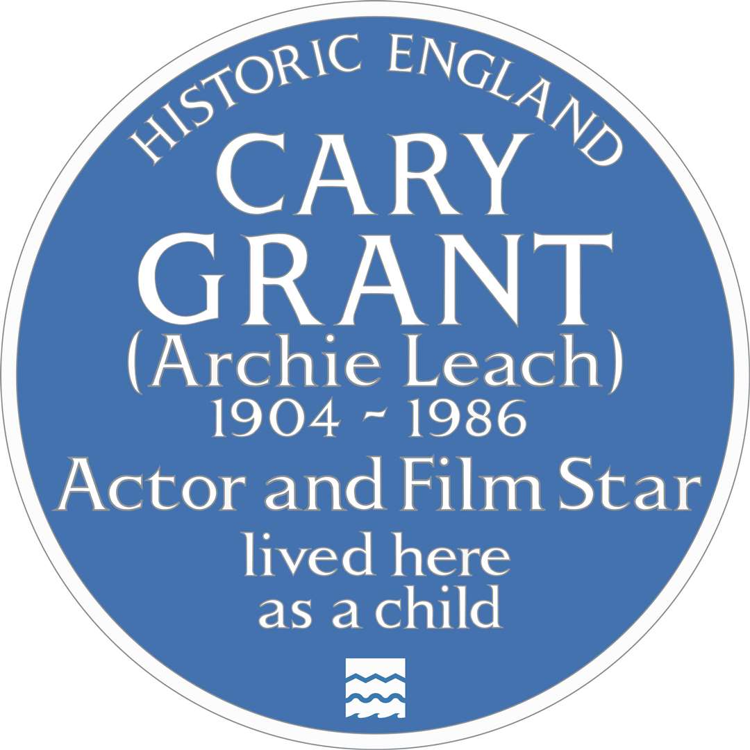 A blue plaque will adorn Cary Grant’s early childhood home (Historic England)