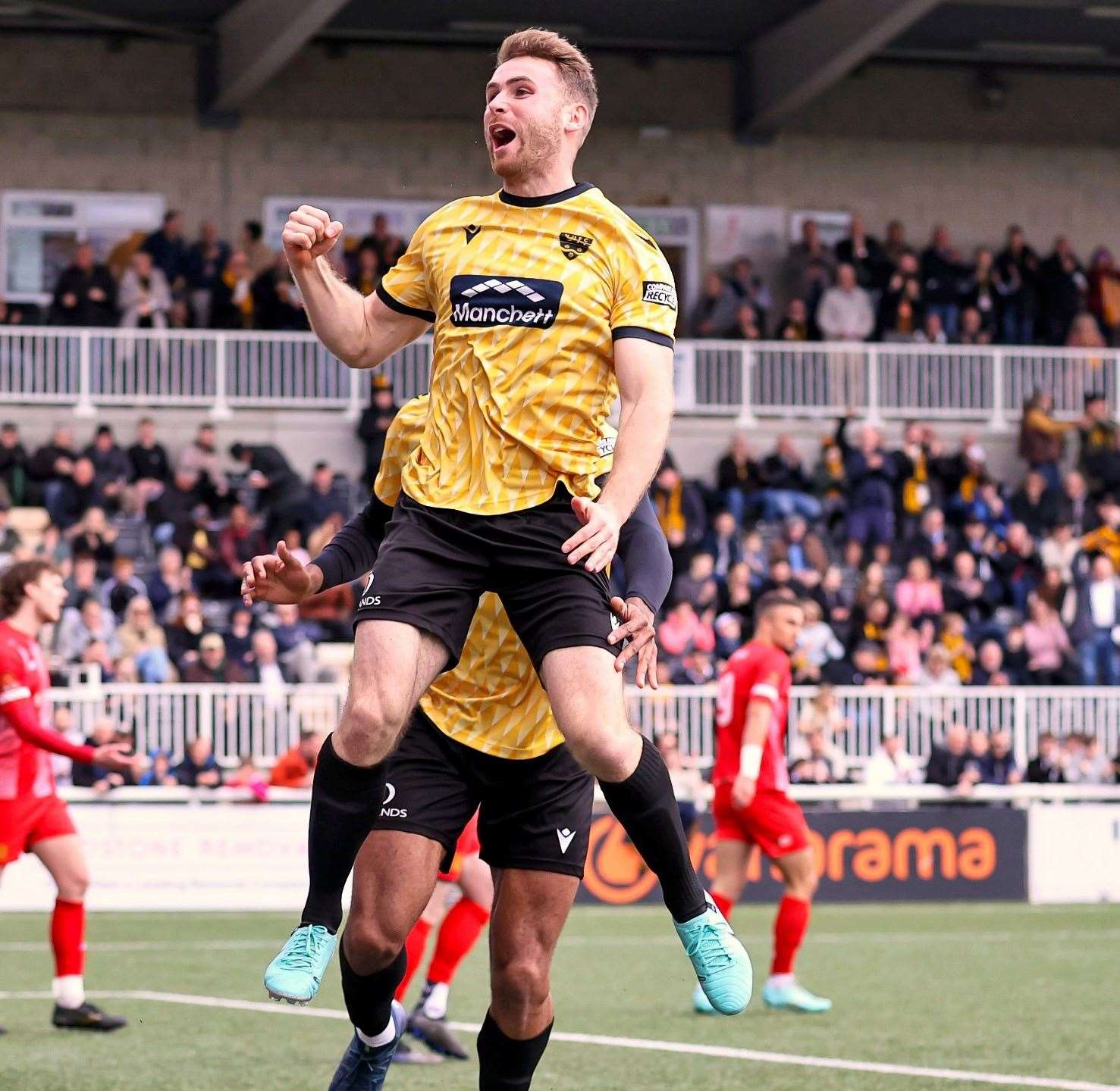 Defender George Fowler - will be staying at Maidstone for the 2024/25 season. Picture: Helen Cooper