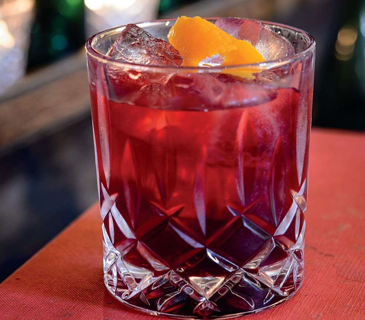 Try this mocktail: Pomegranat Negroni Picture: PA Photo/Bantam Press