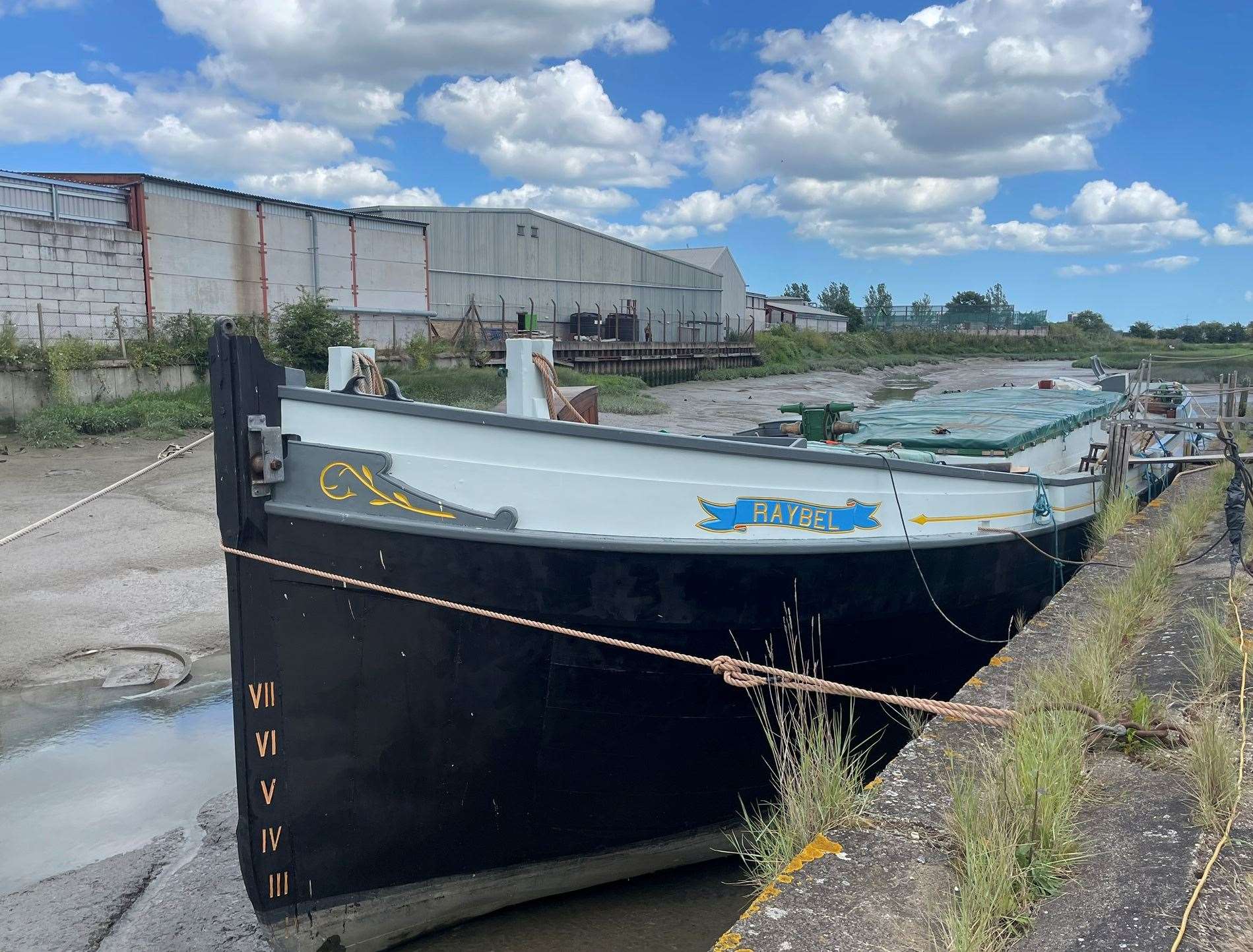 Raybel will be a central part of any cultural and leisure regeneration project that takes place at Lloyd's Wharf in Milton Creek. Picture: Joe Crossley