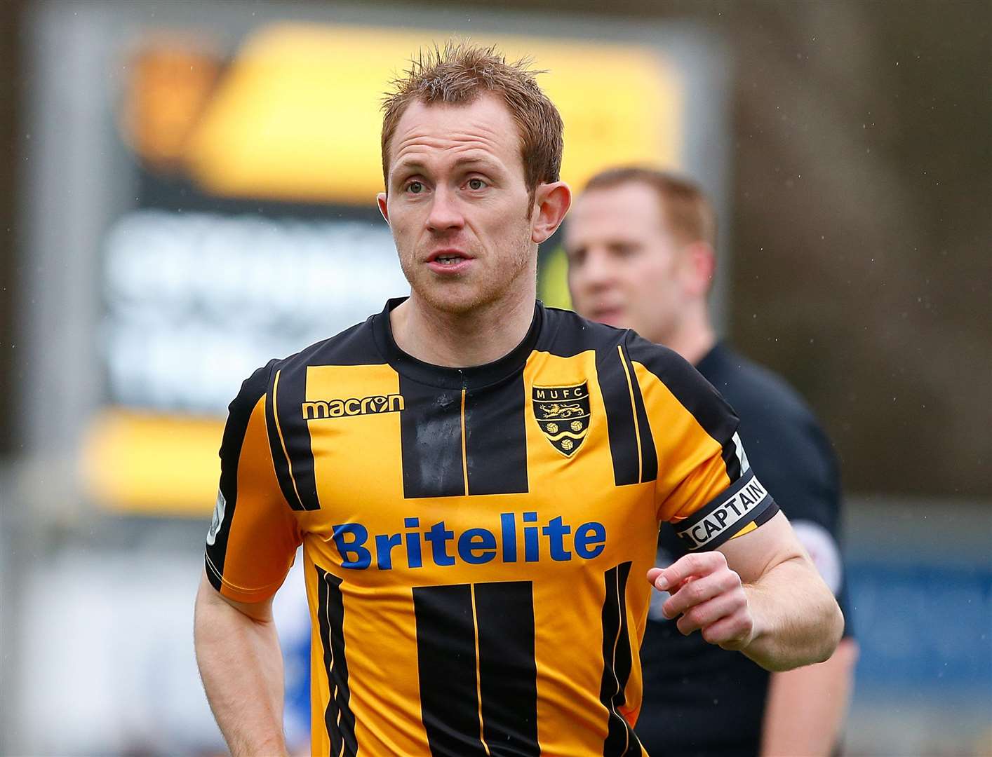 Maidstone United midfielder Stuart Lewis Picture: Andy Jones