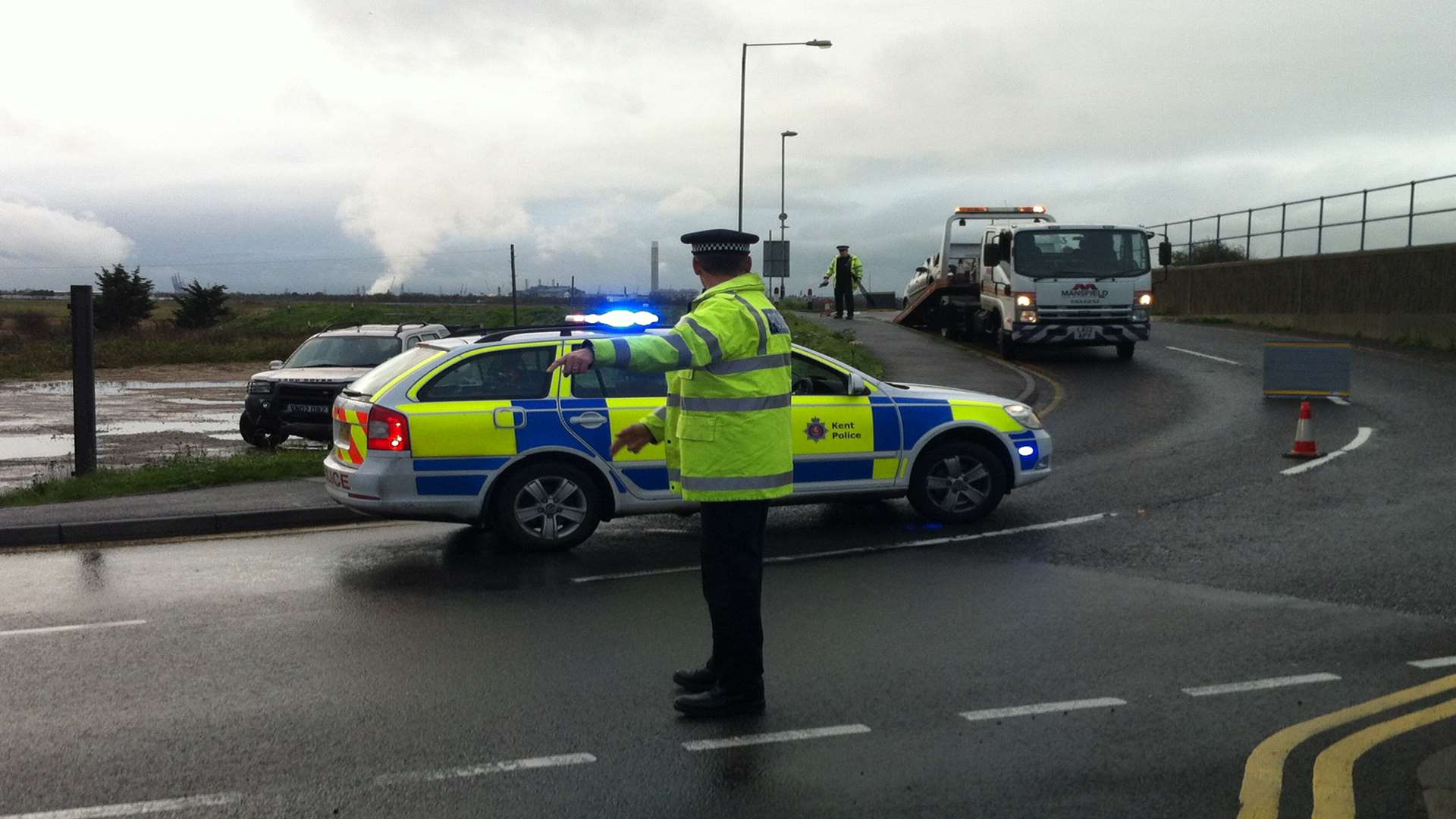 A collision on the junction of The Leas and The Broadway