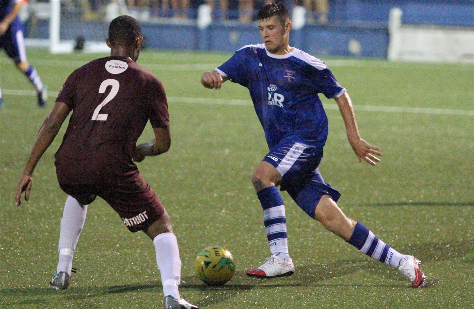 Action from Margate's 5-0 friendly win over Canterbury on Friday Picture: Don Walker